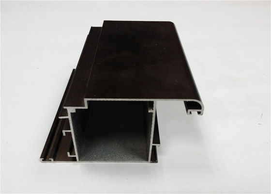 Cina Arsitektur Profil Ekstrusi Aluminium Produk 6063-T6 Bukti Abrasi pemasok
