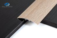 6463 Profil Lantai Aluminium Threshold Strip Transition Trim Karpet Laminasi Perawatan Permukaan Butir Kayu