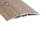 6463 Profil Lantai Aluminium Threshold Strip Transition Trim Karpet Laminasi Perawatan Permukaan Butir Kayu