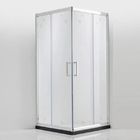 Pintu Shower Aluminium yang Disesuaikan Dengan Sudut persegi Dan Lapisan Bubuk