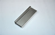 Profil Ekstrusi Aluminium Brushed Perak Untuk Dekorasi, 6063-T5