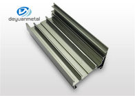 Profil Ekstrusi Aluminium Polishing Perak Disesuaikan Untuk Strip Lantai 6060-T5 / T6