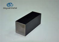 T4 Alloy 6063 6061 tabung aluminium ekstrusi persegi Dengan Sertifikat ISO9001