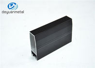5,9 Meter Profil Ekstrusi Aluminium Hitam Anodized 10-15um 6063-T6