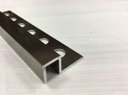 6063 Aluminium Tile Edging Strip Aksesori Lantai Pemrosesan Punched