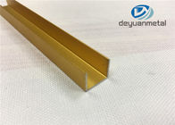Polishing U Shape Channel Aluminium Profile 6063 T5 Aluminium Tile Edge Trim