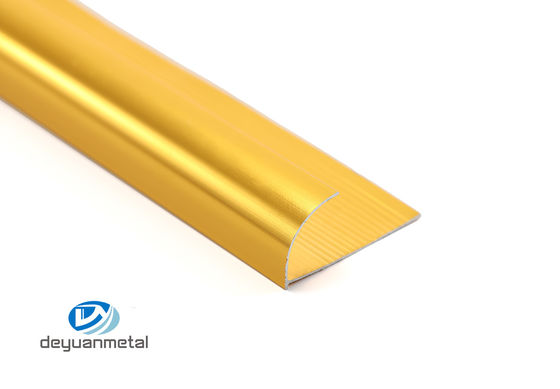 Profil Sudut Aluminium T6 12mm Perawatan Elektroforesis Emas
