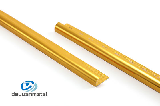 Profil Sudut Aluminium T6 12mm Perawatan Elektroforesis Emas
