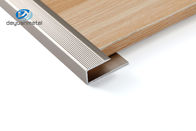 6063 Aluminium Floor Edging Trim Strip 1.0mm Tebal SGS Standard Floor Trim