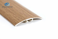 Wood Grain 6063 Aluminium Floor Edge Trim Untuk Dekorasi Ambang Batas