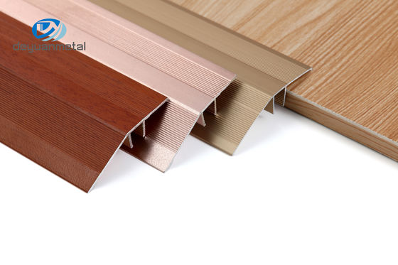 EN Aluminium Floor Edge Trim Alloy Floor Fluted Ramp Reducer Metal Corner Protector