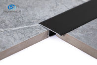 Kabinet Dapur Aluminium T Profiles 7.5mm Tinggi Oem Tersedia Warna Hitam Untuk Dekorasi Lantai