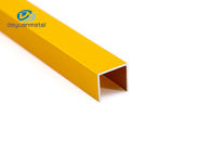 2.4m Panjang Profil Saluran Aluminium Perawatan Elektroforesis Warna Emas Untuk Dekorasi Lantai Dinding