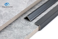 Profil Saluran Aluminium Anodized Hitam Ukuran 10mmx10mm Untuk Multiaplikasi