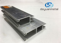 Profil Pintu Aluminium Geser Terbuka Gaya Disesuaikan 6063-T5 Panjang 3m - 6m