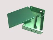 Bright Green Aluminium Extruded Enclosures Digital Shell Polishing Surface