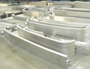 Bagian Mesin CNC Aluminium Membungkuk Profil Dengan Bentuk Disesuaikan