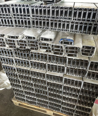 Profil jendela geser aluminium untuk lapisan bubuk Afrika Selatan
