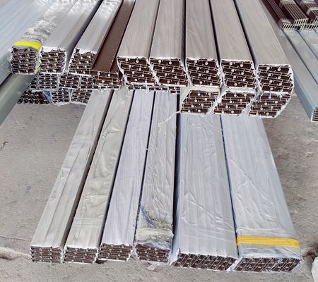Profil Jendela Geser Aluminium Afrika Selatan Lapisan Bubuk