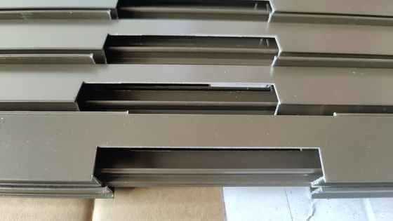 Profil Jendela Casement Aluminium Afrika Selatan Lapisan Bubuk Putih