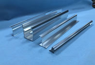 Profil Mandi Shower Aluminium Poles Dekoratif Perak Bersertifikat ISO9001 SGS