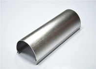 Shinning Brush Silver Aluminium Extrusion Profile untuk Pegangan 6063-T5