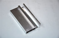Profil Ekstrusi Aluminium Menyikat Perak Untuk Dekorasi Lantai Dengan Paduan 6463