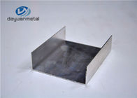 Profil Ekstrusi Aluminium Standar Kimia / Mekanik Yang Dipoles Untuk Ruang Tamu
