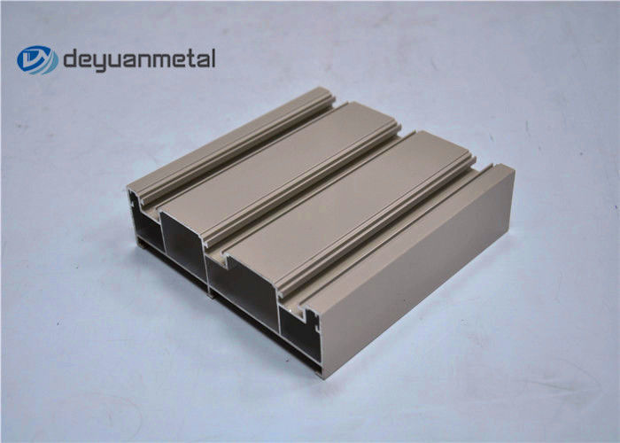 Bentuk Standar Aluminium Powder Coating Aluminium Ekstrusi Dengan Paduan 6063-T5