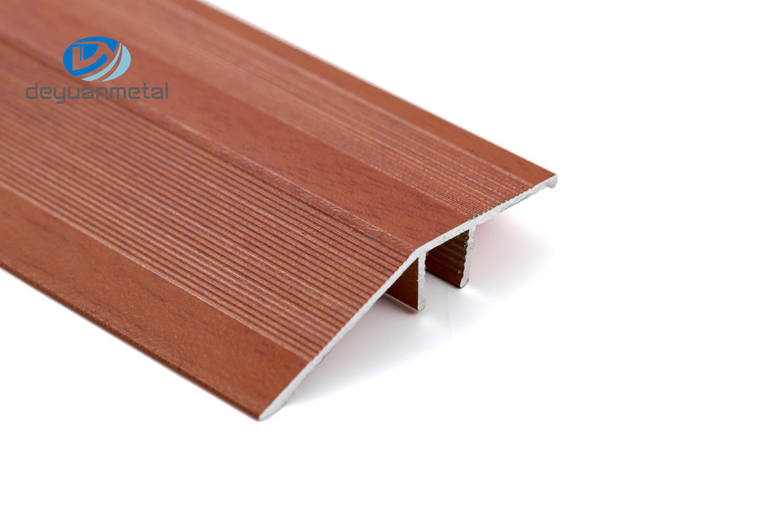 EN Aluminium Floor Edge Trim Alloy Floor Fluted Ramp Reducer Metal Corner Protector