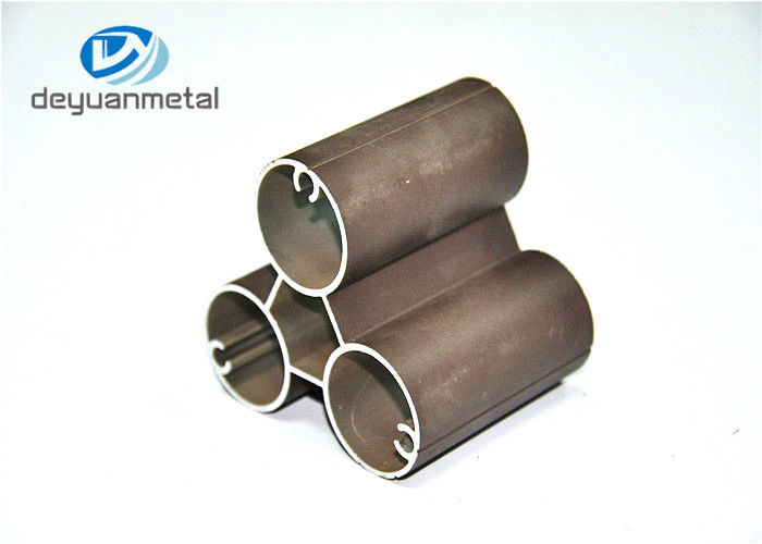 Profil Aluminium Hitam Powder Coating, Profil Dekoratif Aluminium 6063-T5