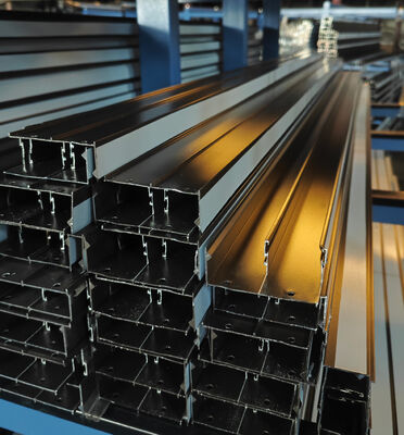 Aluminium Patio Window Extrusions Profile Powder Coating Perunggu
