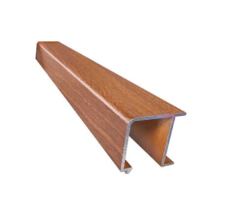 Profil jendela dan pintu aluminium kerucut kayu 6063 T5
